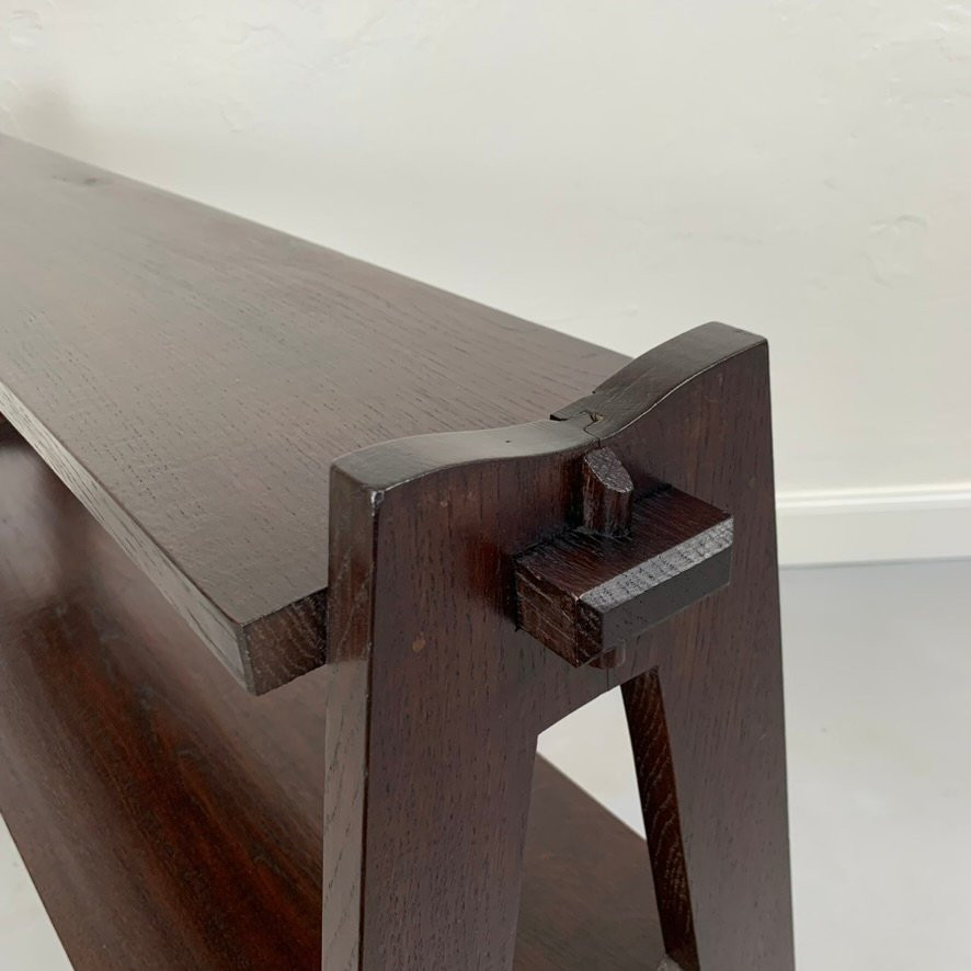 Etagère Arts and Crafts en bois, vers 1910, Royaume-Uni.-photo-5