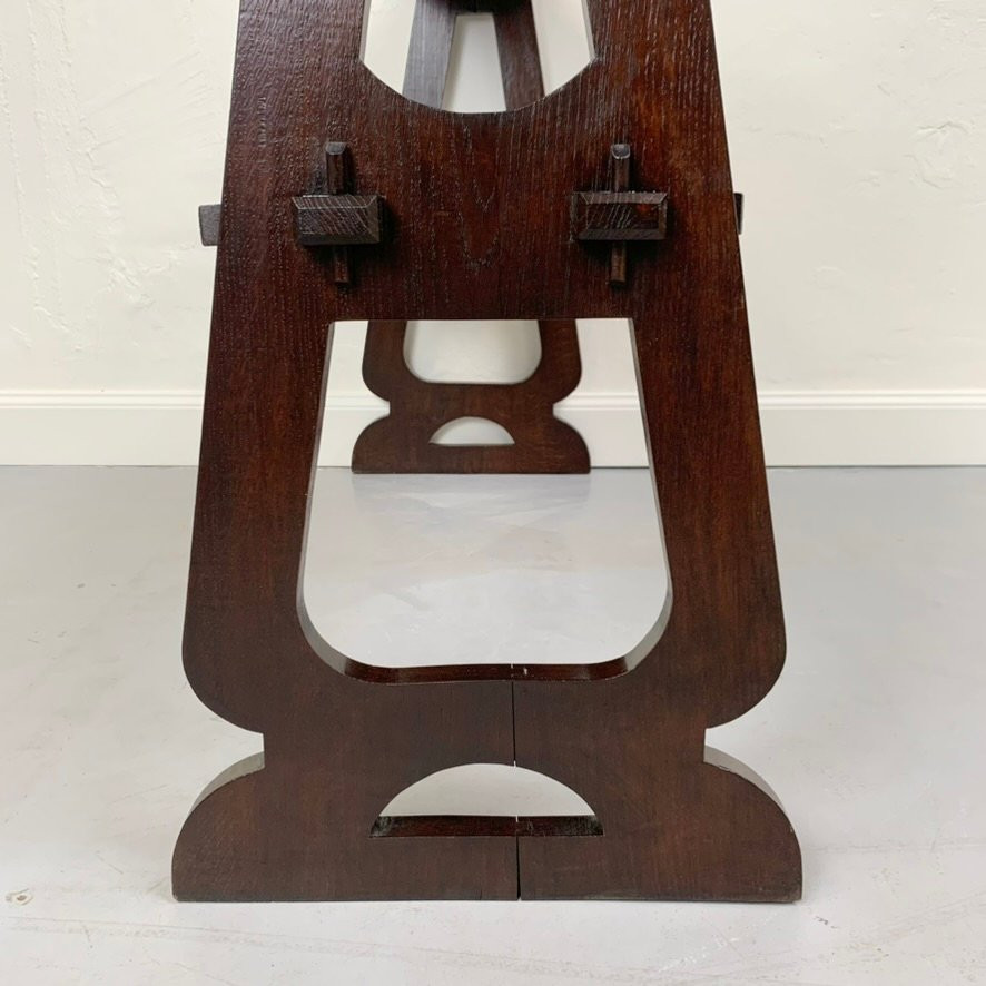 Etagère Arts and Crafts en bois, vers 1910, Royaume-Uni.-photo-8