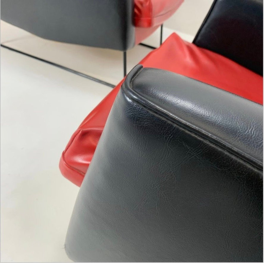 Pair Of Prélude Model Armchairs By Louis Paolozzi For Zol, Circa 1958, France.-photo-6