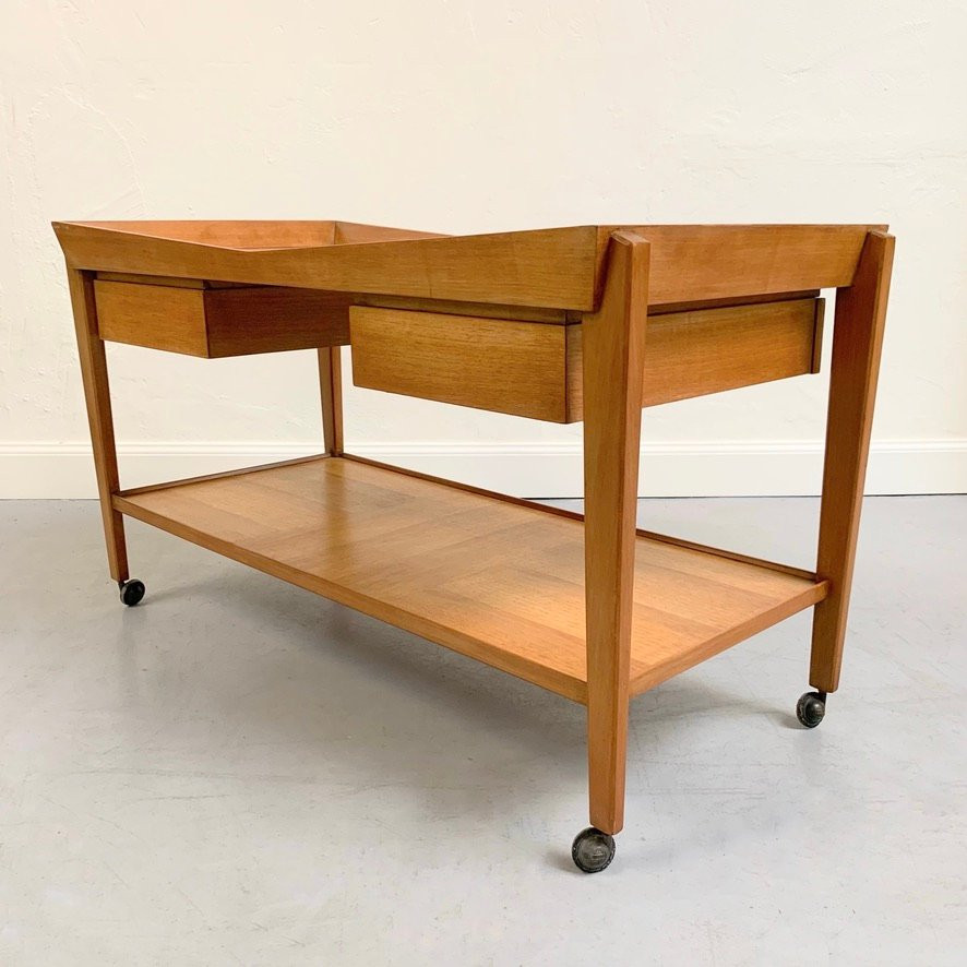 Trolley mid-century attribué à Gio Ponti , vers 1950, Italie.-photo-3