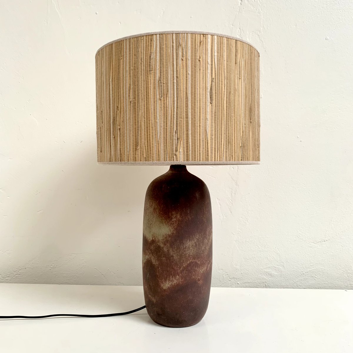 Mid-century Ceramic Table Lamp, Circa 1960, France.-photo-4