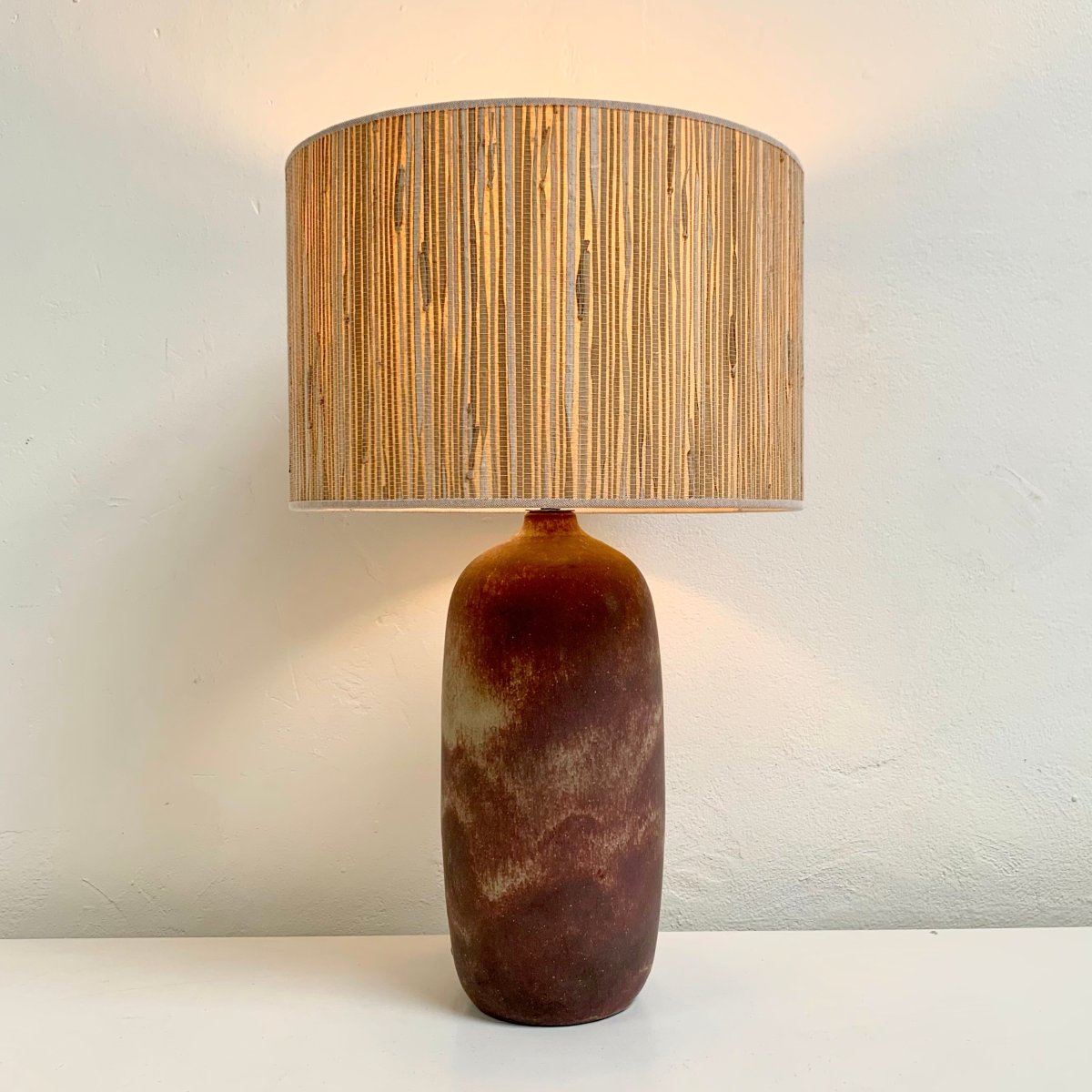 Mid-century Ceramic Table Lamp, Circa 1960, France.