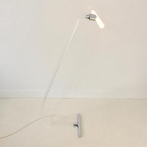 Lampadaire en lucite de Peter Hamburger pour Knoll, vers 1970