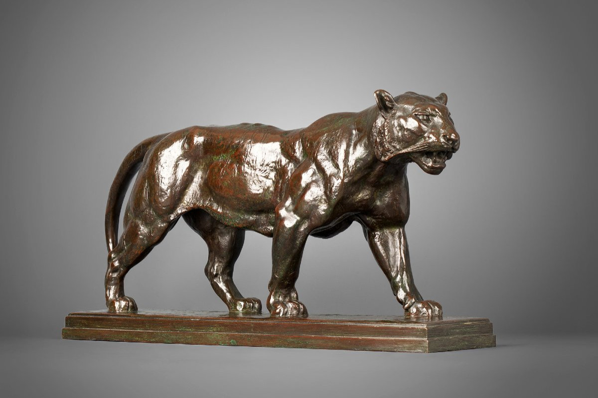 Walking Tiger, Antoine-louis Barye (1795 - 1875)-photo-1