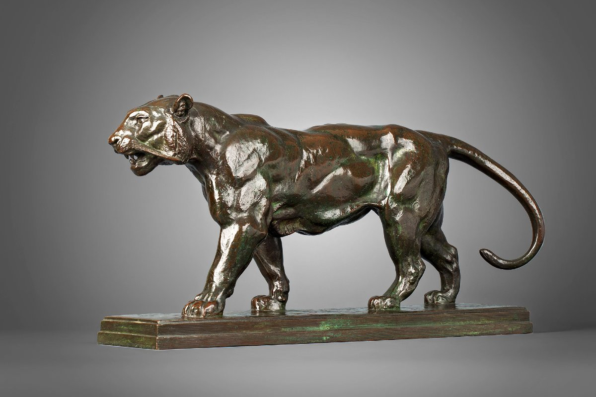 Walking Tiger, Antoine-louis Barye (1795 - 1875)-photo-2