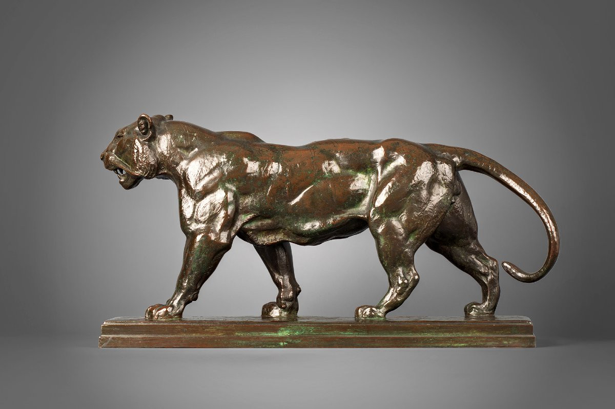 Walking Tiger, Antoine-louis Barye (1795 - 1875)-photo-3