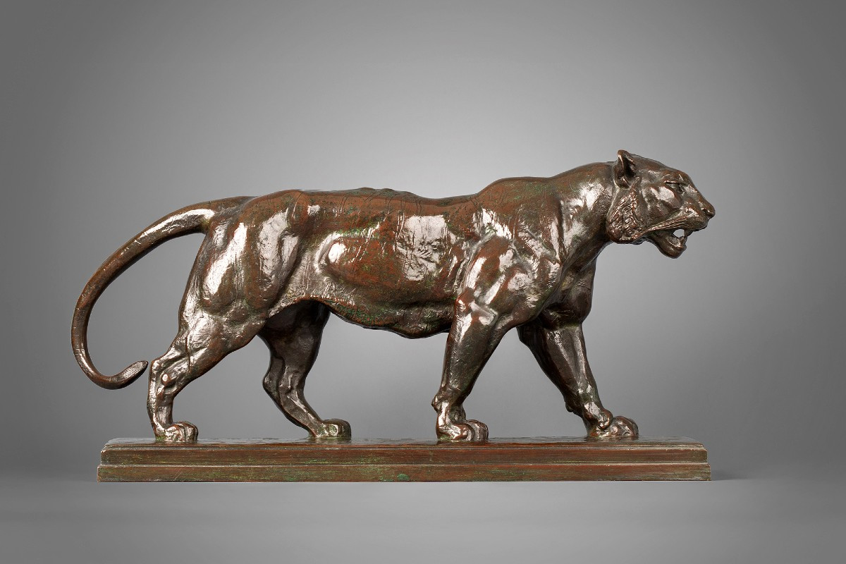 Walking Tiger, Antoine-louis Barye (1795 - 1875)
