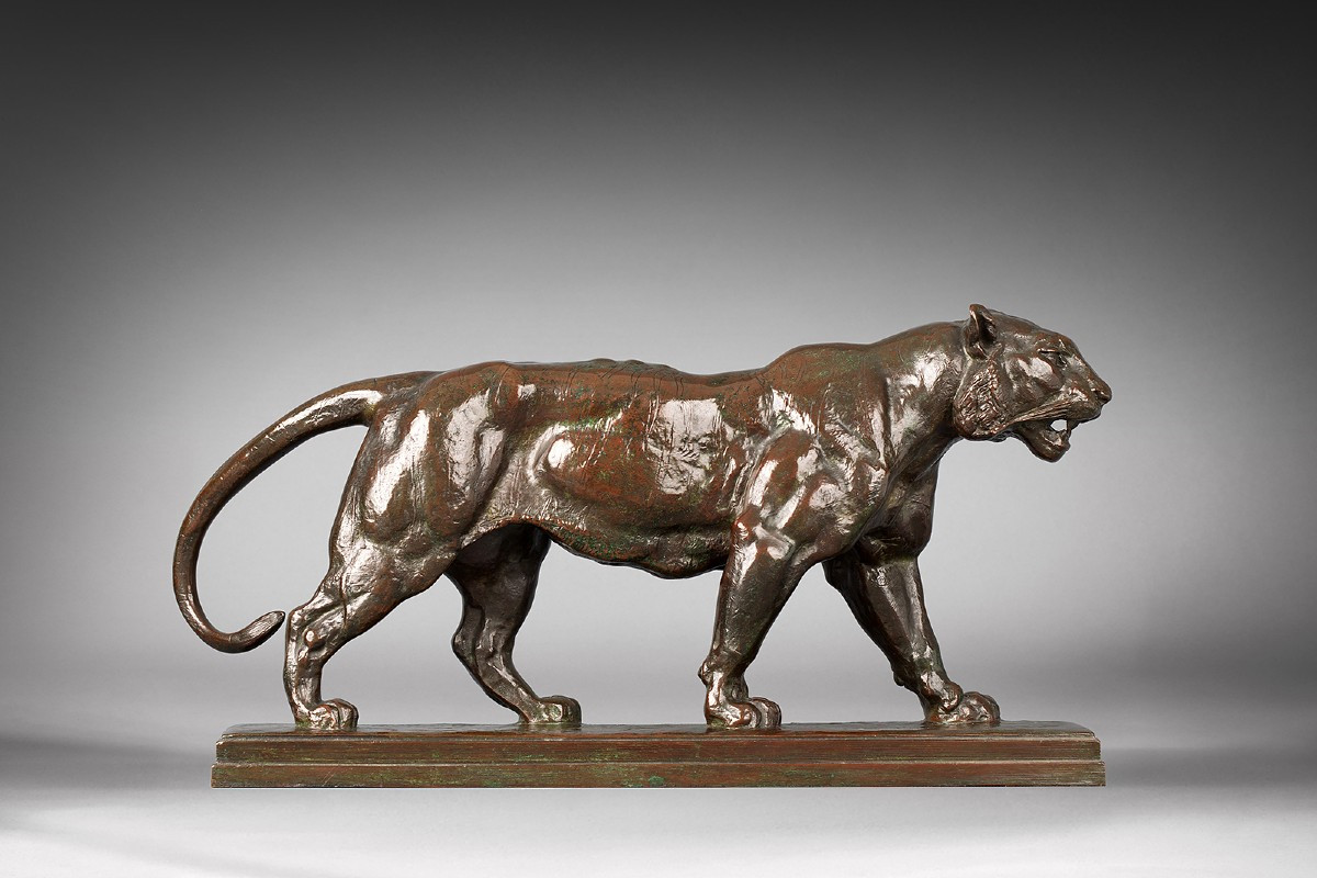 Tigre qui marche, Antoine-Louis Barye (1795 - 1875)