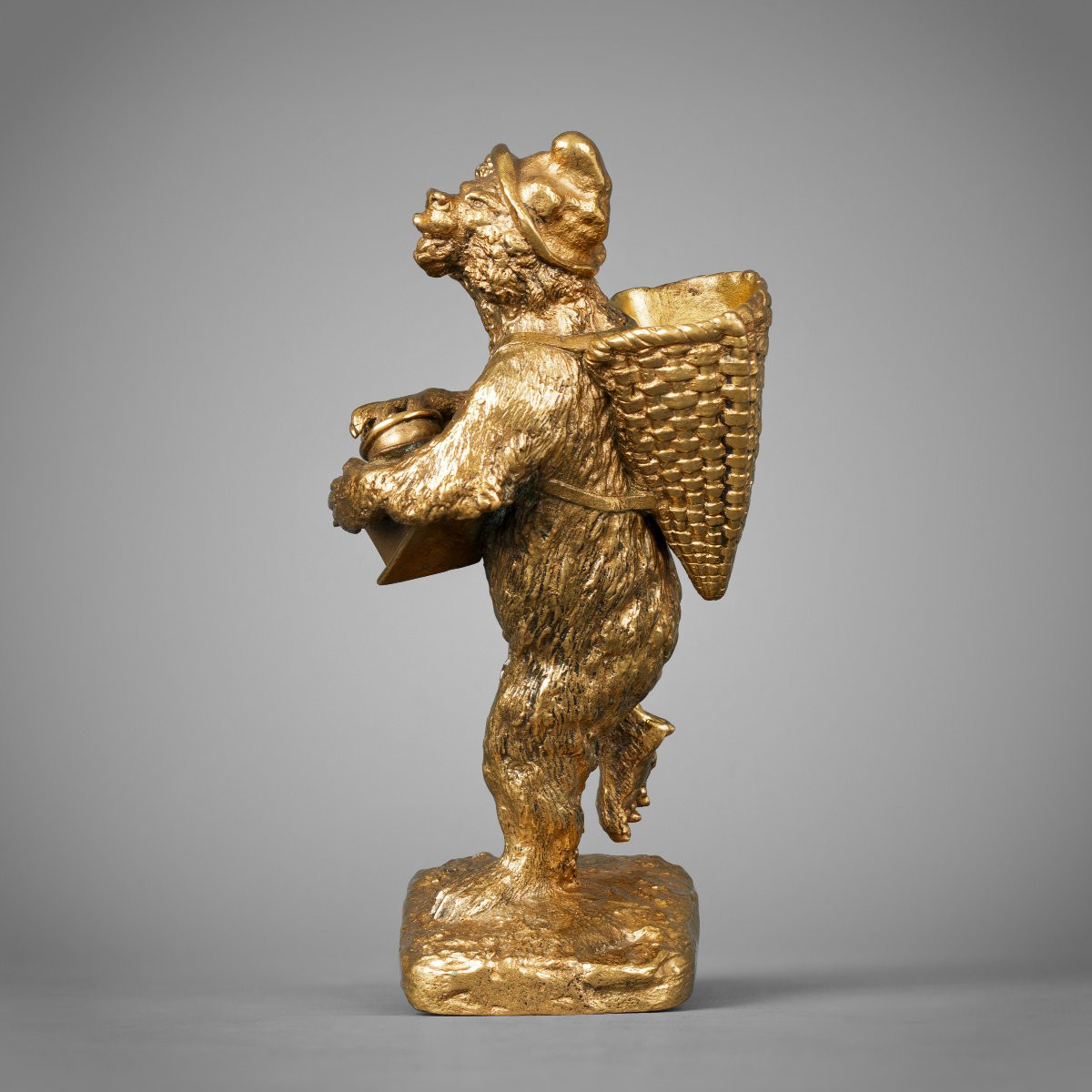 Bear With A Coffee Grinder, Christophe Fratin (1801-1864)-photo-1