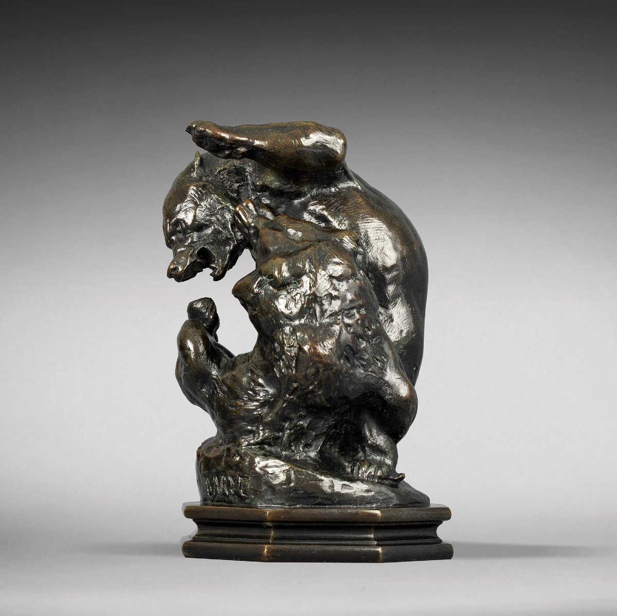 Groupe d’ours,   Antoine Louis BARYE (1796-1875)-photo-2