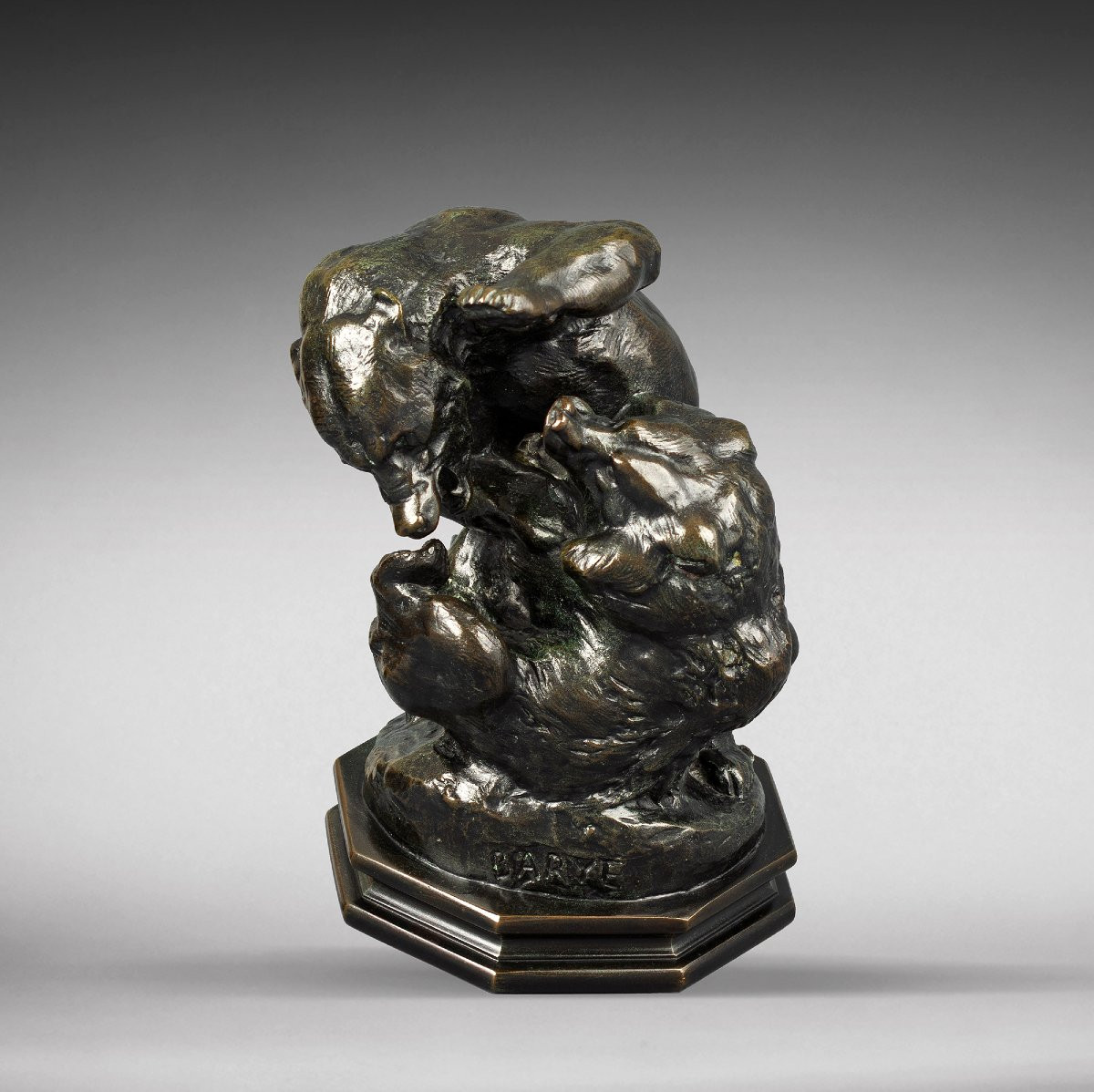 Groupe d’ours,   Antoine Louis BARYE (1796-1875)-photo-3