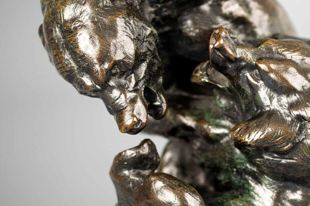 Groupe d’ours,   Antoine Louis BARYE (1796-1875)-photo-4