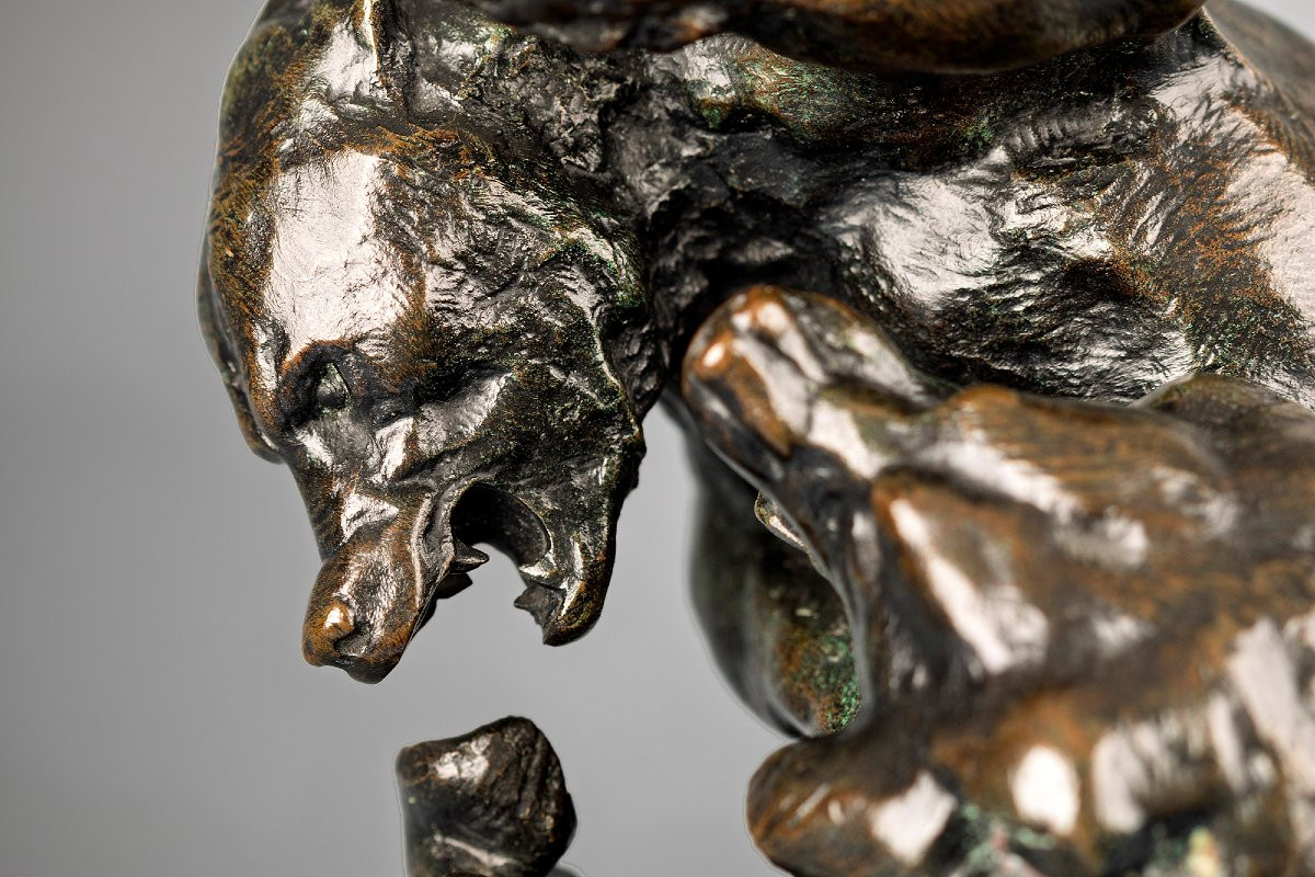 Groupe d’ours,   Antoine Louis BARYE (1796-1875)-photo-1