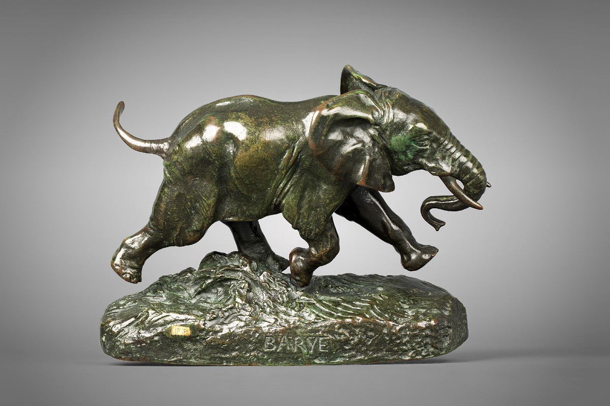 Elephant From Senegal, Antoine-louis Barye, Paris (1795 - 1875)-photo-4