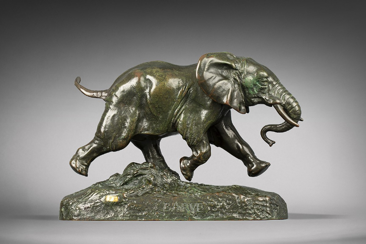 Elephant From Senegal, Antoine-louis Barye, Paris (1795 - 1875)