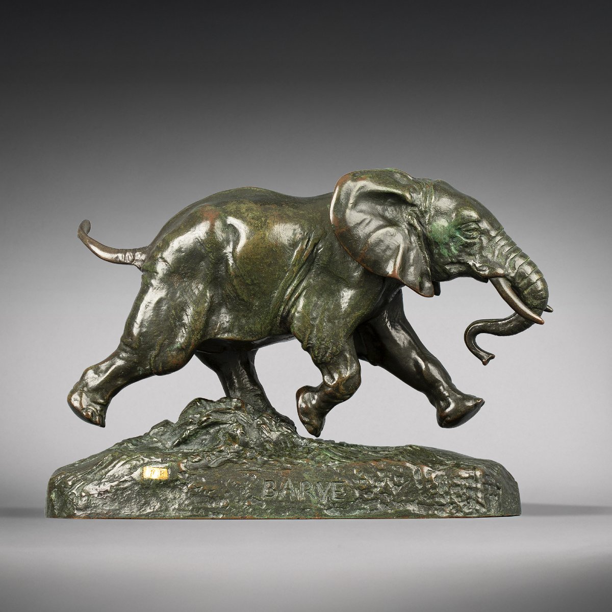 Elephant From Senegal, Antoine-louis Barye, Paris (1795 - 1875)