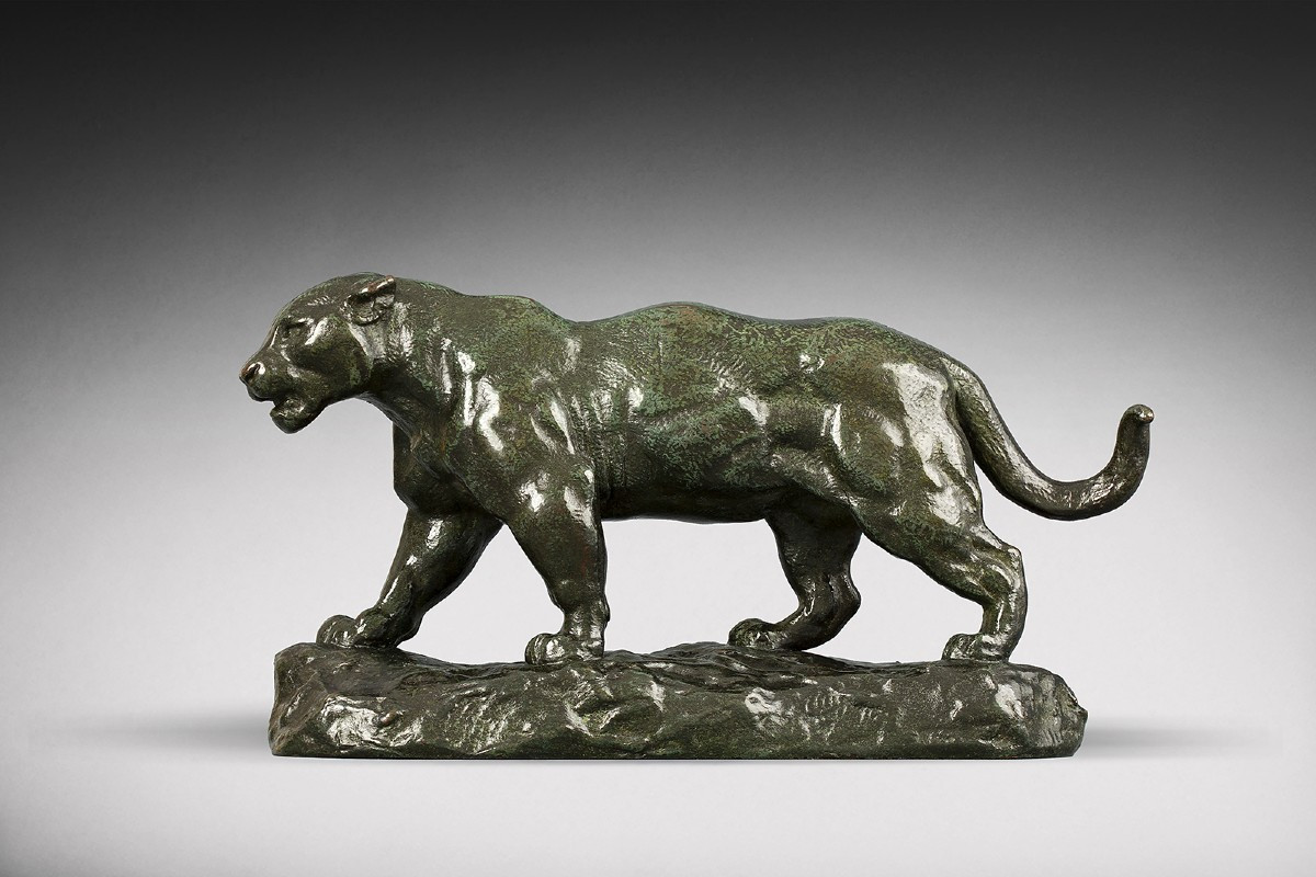 Walking Jaguar No. 1 (naturalist Terrace) Antoine-louis Barye (1796-1875)