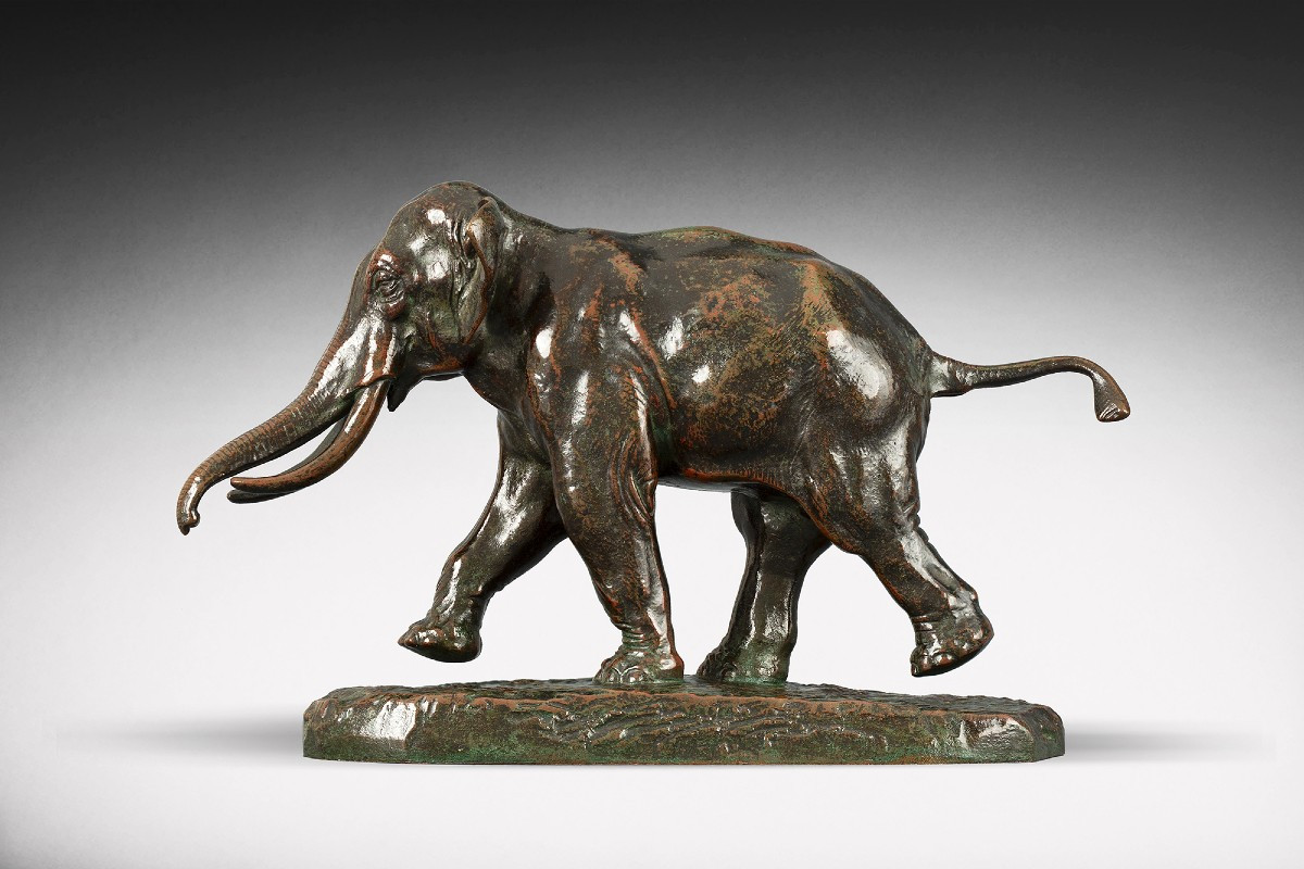 Elephant Of Cochinchina By Antoine-louis Barye (1795-1875)-photo-2