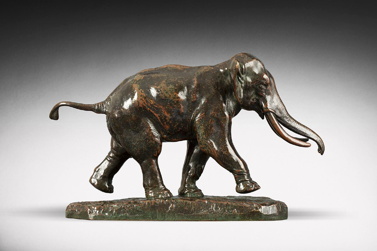 Elephant Of Cochinchina By Antoine-louis Barye (1796-1875)-photo-3