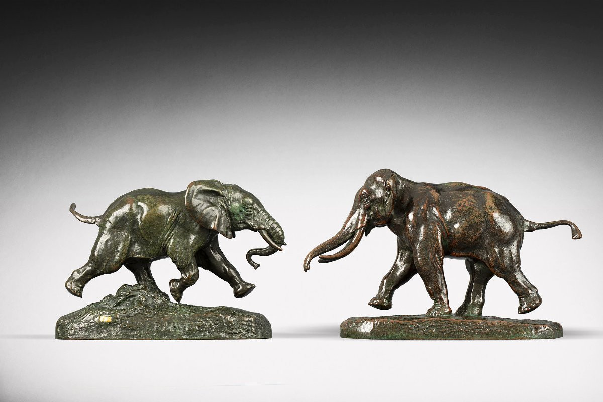 Elephant Of Cochinchina By Antoine-louis Barye (1795-1875)-photo-6