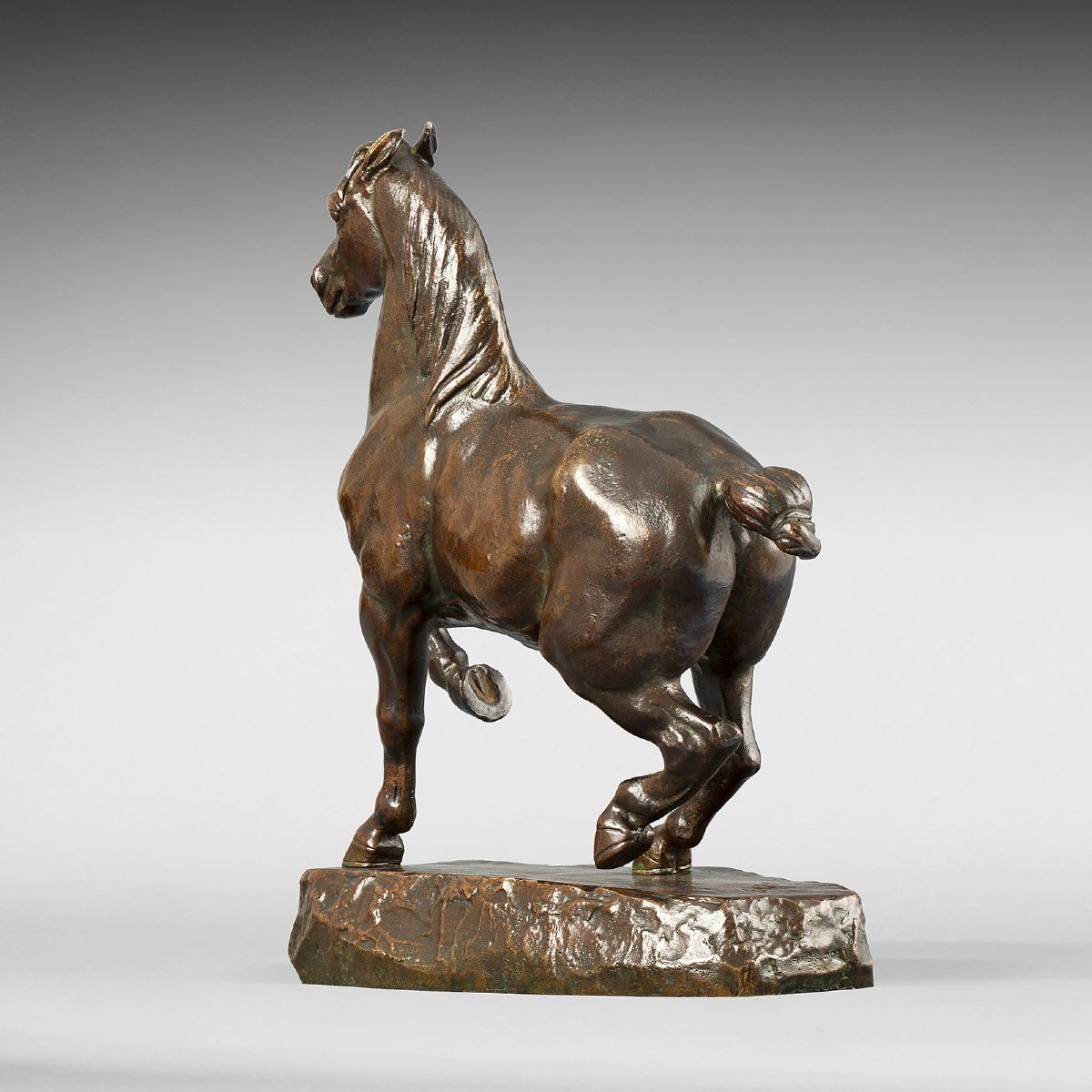 Percheron Horse, Antoine-louis Barye (1796-1875)-photo-1
