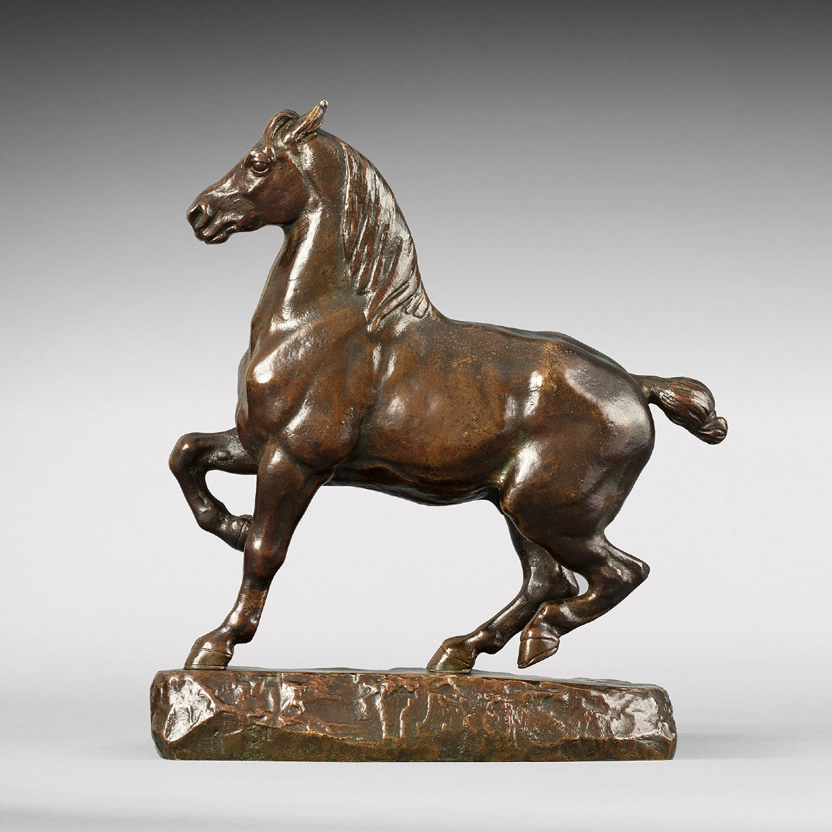 Percheron Horse, Antoine-louis Barye (1796-1875)