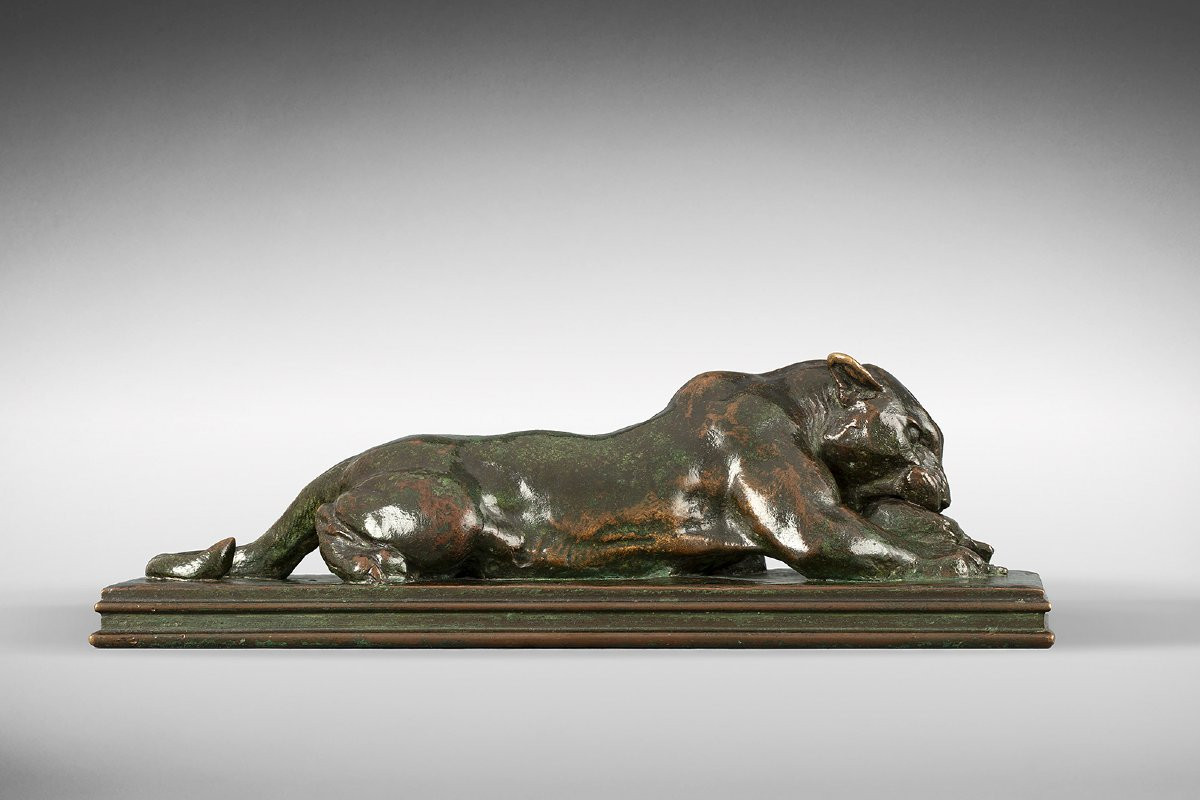 Jaguar dévorant un agouti, Antoine-Louis Barye (1795-1875)-photo-3