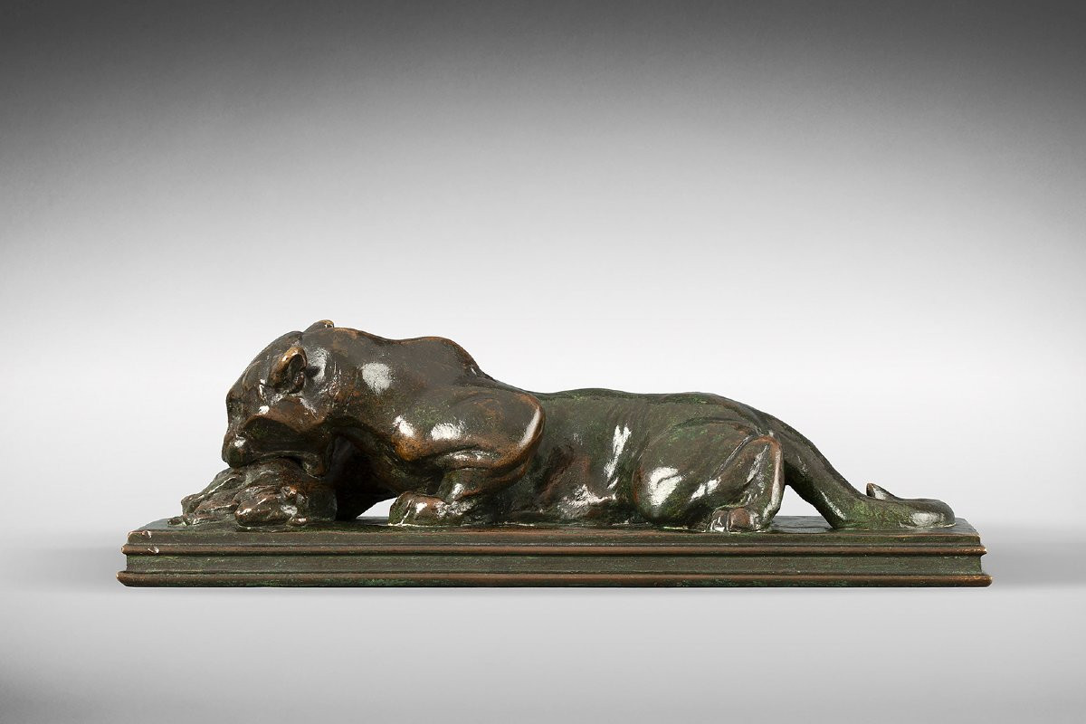 Jaguar dévorant un agouti, Antoine-Louis Barye (1795-1875)-photo-4