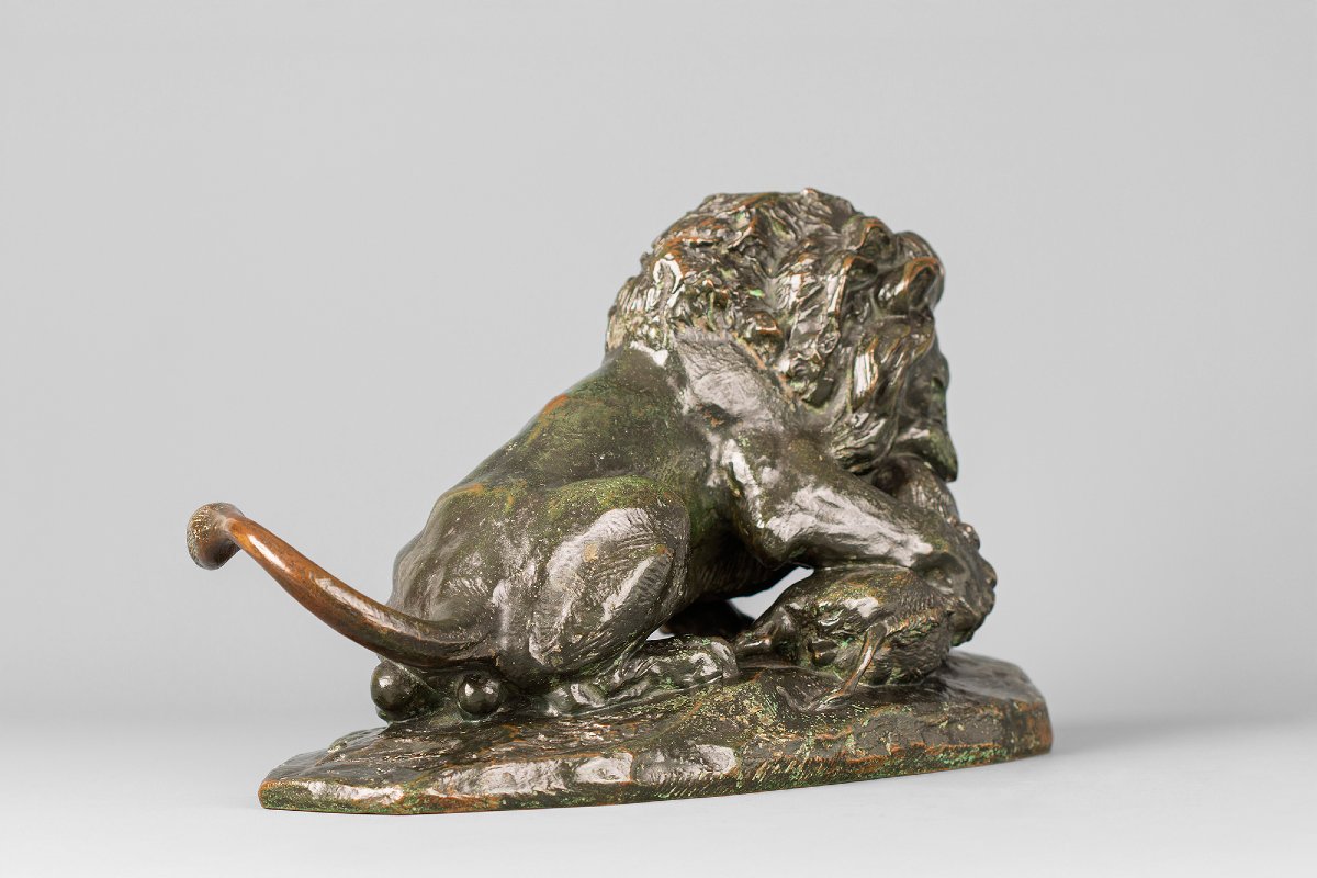 Lion dévorant un sanglier, Antoine-Louis Barye (1795 - 1875)-photo-4