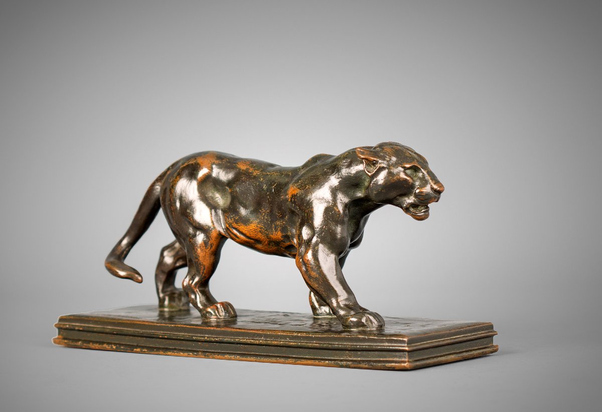 Walking Jaguar No. 2, Antoine-louis Barye (1795–1875)-photo-2