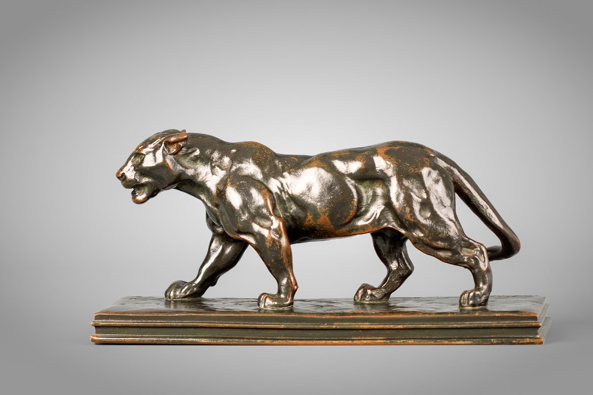 Walking Jaguar No. 2, Antoine-louis Barye (1795–1875)-photo-2