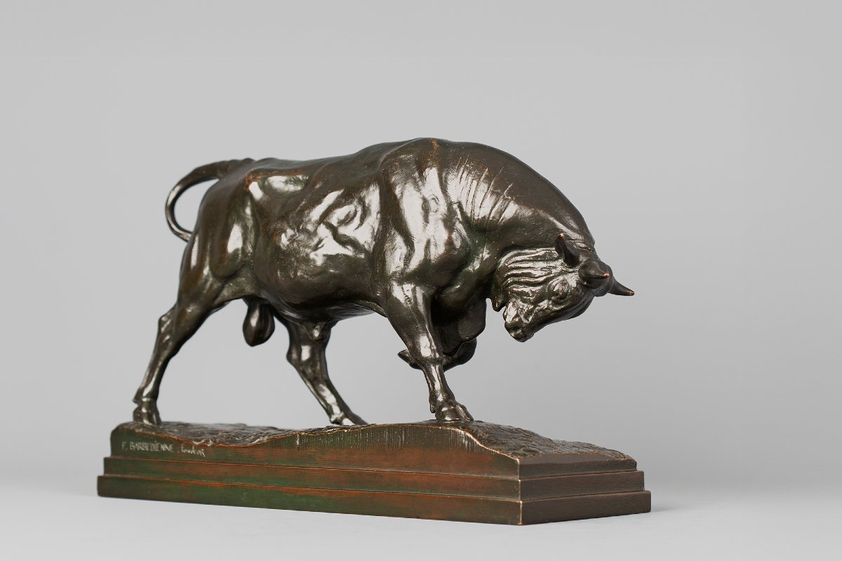 Taureau debout (seconde version),   Antoine-Louis Barye (1795 - 1875)-photo-2