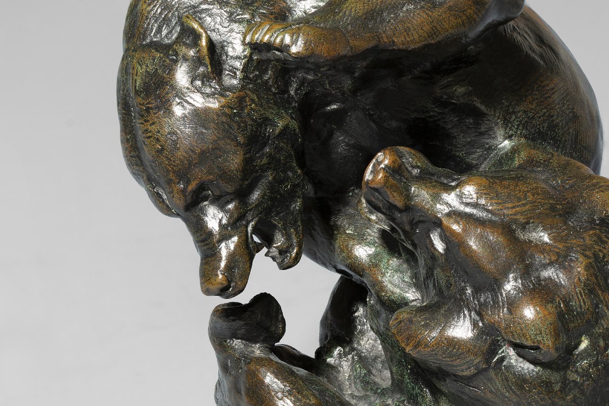 Groupe d’ours, Antoine Louis BARYE (1795-1875)-photo-1