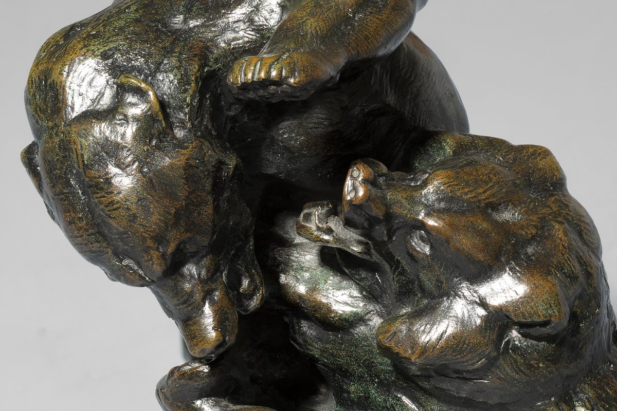 Groupe d’ours, Antoine Louis BARYE (1795-1875)-photo-2