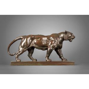 Walking Tiger, Antoine-louis Barye (1795 - 1875)