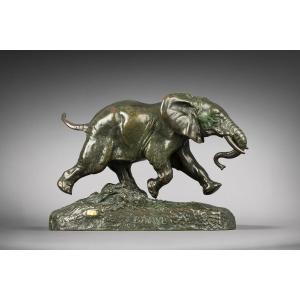 Éléphant du Sénégal, Antoine-Louis Barye Paris (1795 - 1875)