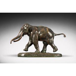 Elephant Of Cochinchina By Antoine-louis Barye (1795-1875)