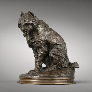 Sitting Dog "griffon"