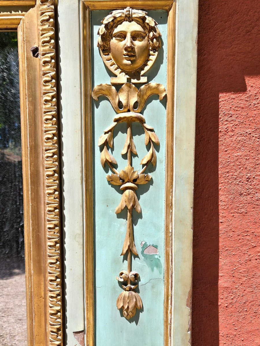 Grand trumeau d'epoque neoclassique, Toscane vers 1800-photo-3