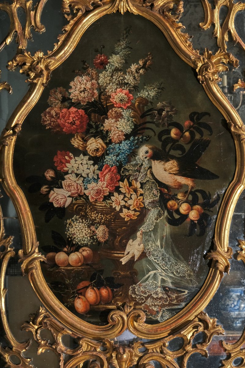 Grand Trumeau provenant de la succession d'Alberto Bruni tedesco, Turin, vers 1770-photo-3