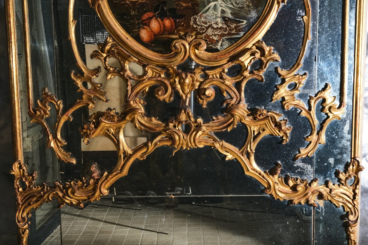 Grand Trumeau provenant de la succession d'Alberto Bruni tedesco, Turin, vers 1770-photo-2