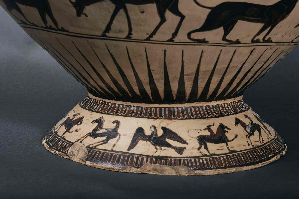 Large Greek-style Crater, "grand Tour", Italy, 19th Century-photo-1