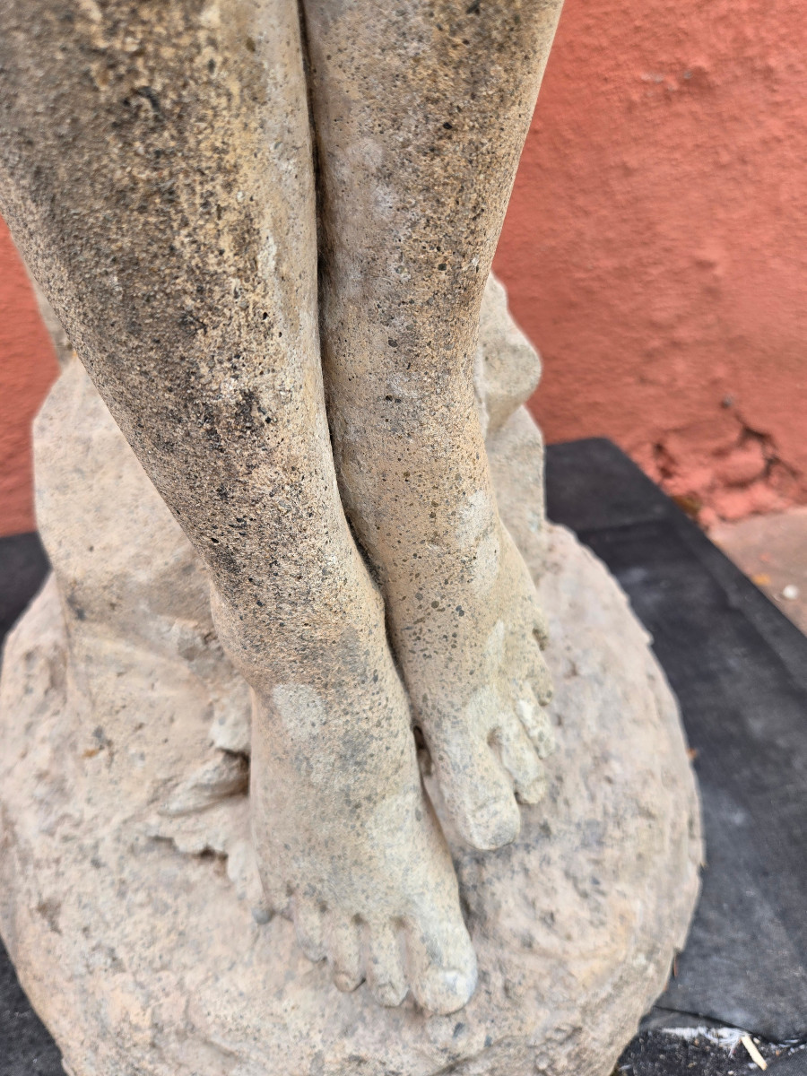 Grâce nue avec Toison d'or, attribué à Umberto Baglioni (1893-1965), Turin, vers 1930-photo-1