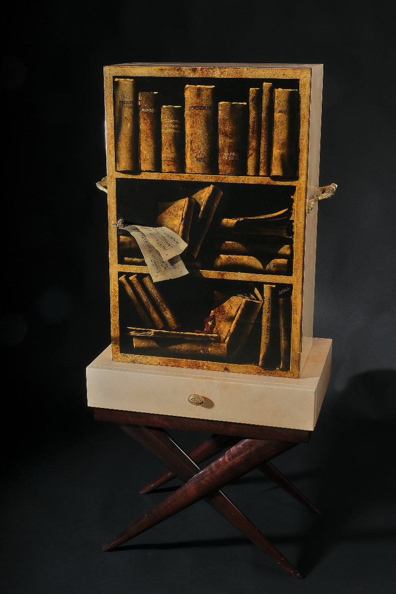 Cabinet de Bar,  Aldo Tura, Milan (1909 -1963)-photo-2