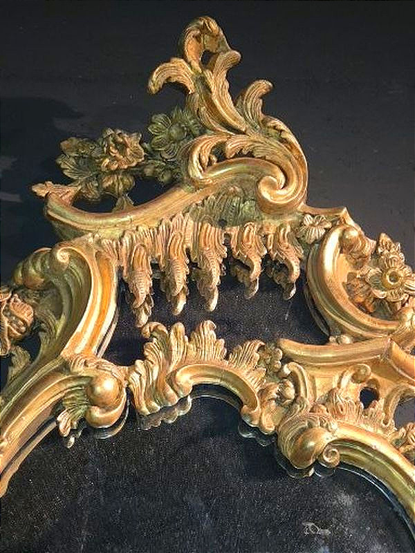 Paire de miroirs importants de style George II, Londres, vers 1770, étiquette de William Froom-photo-1