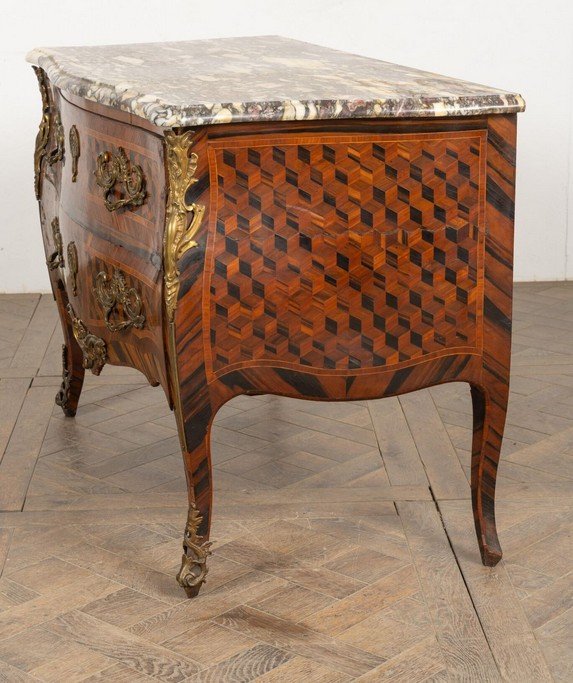 Louis XV-style Chest Of Drawers, Germany/dresden, Circa 1760-photo-3