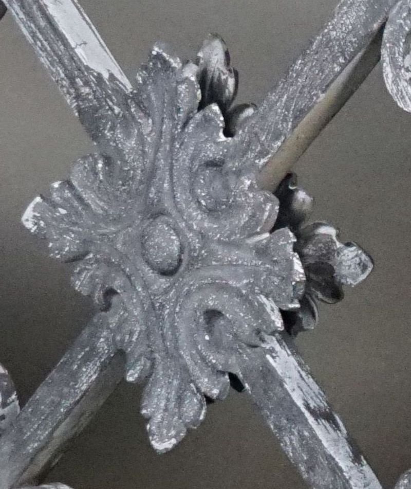 Zinc Sheet Metal Balustrade From The Charles X Era, France, Early 19th Century-photo-4