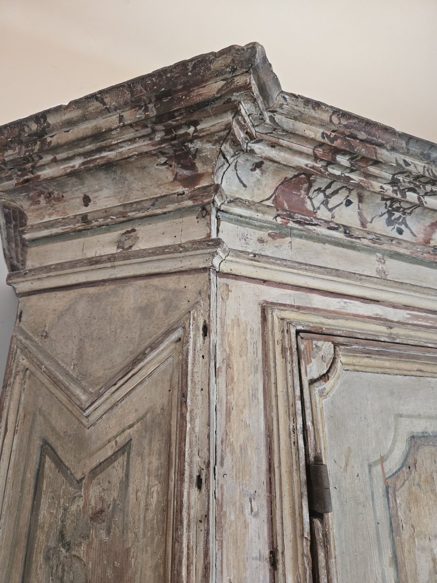 Important armoire peint, Genes, fin 17e-photo-3