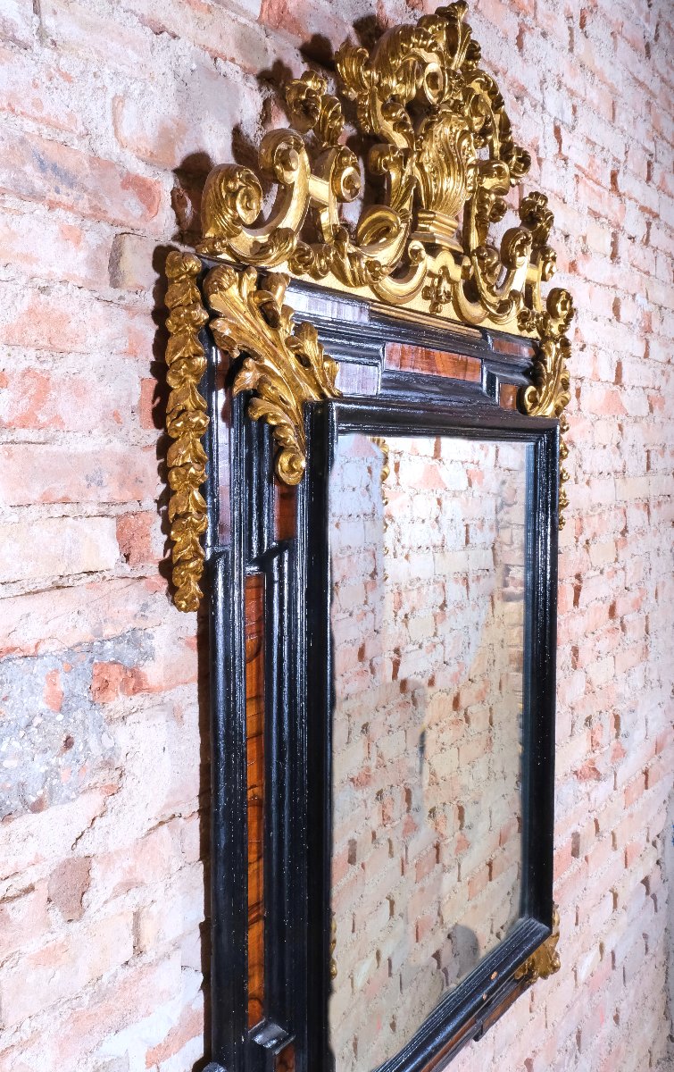 Large Regency-era Mirror, Rome, 18th Century-photo-3