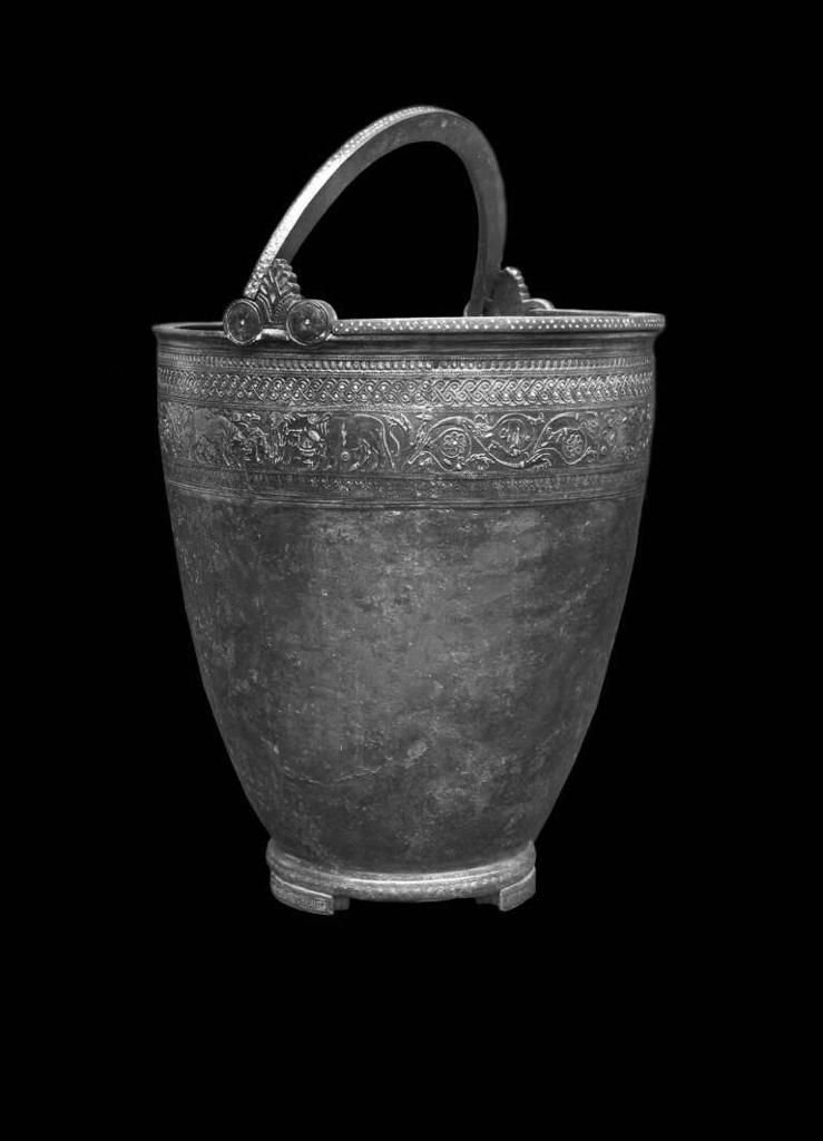 Important Situla After The Roman Model Found At  Pompeij.foundery  Chiurazzi, Naples Circa 1870-photo-5